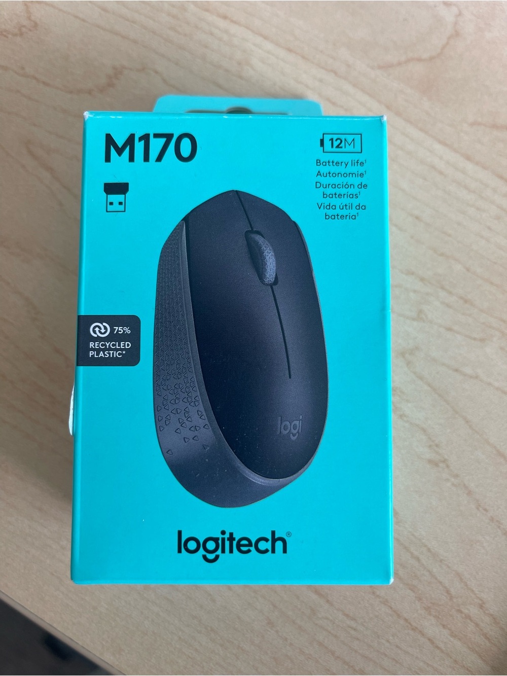Logitech M170 Wireless Mouse - Black